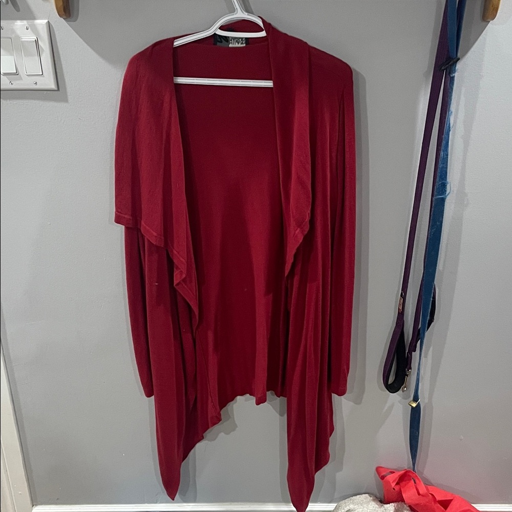Hilary Radley Red Women's Cardigan